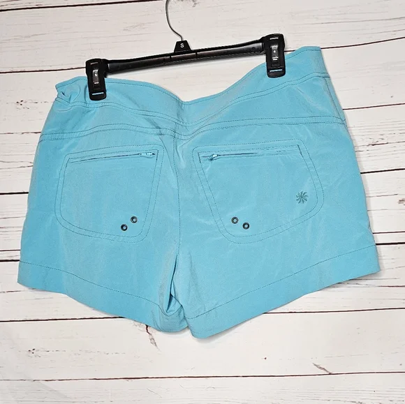 Athleta Blue 4" Hiking Shorts - Picture 2 of 11